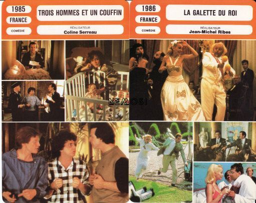 Fiches Monsieur Cinéma - Lot de 22 fiches films Aventures et Comédie