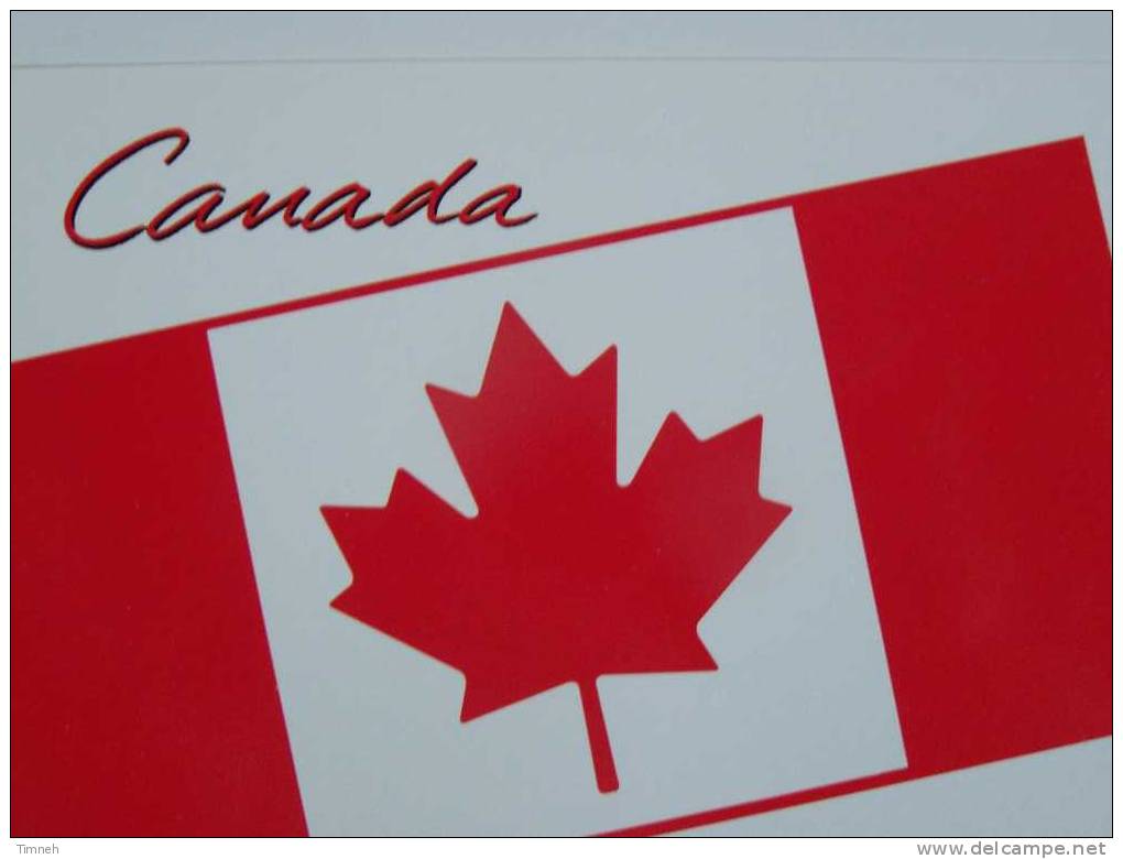 The Canadian Flag-symbol Of Canadian Unity-drapeau-feuille D'érable- - Modern Cards