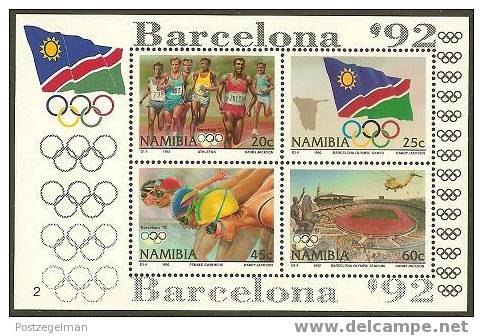 NAMIBIA 1992 MNH Block Nr 16 Olympic Games #6897 - Summer 1992: Barcelona