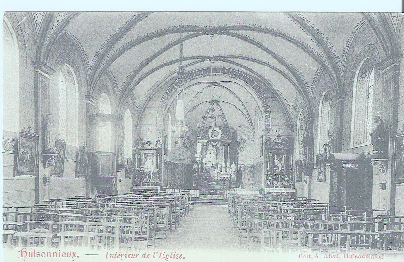 HULSONNIAUX - INTERIEUR DE L'EGLISE - Houyet