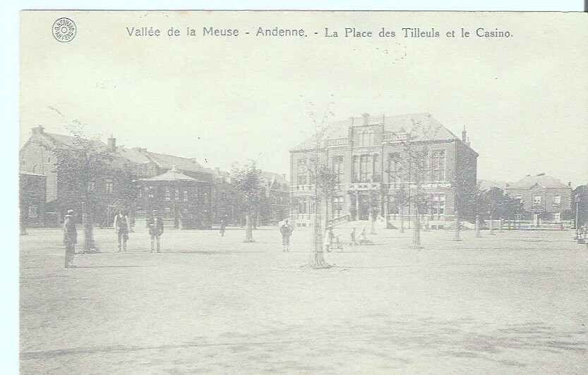 ANDENNE - LA PLACE DES TILLEULS ET LE CASINO - Andenne