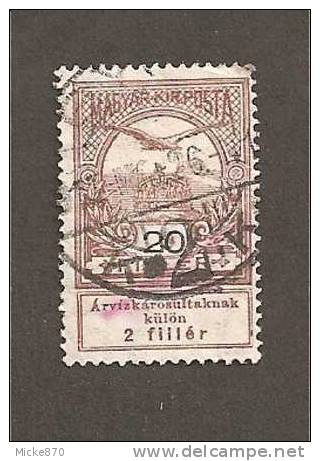 Hongrie N°114 Oblitéré Couronne De Saint étienne Et Oiseau - Unused Stamps