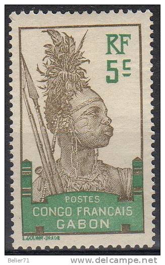 France : Gabon N° 36 X - Other & Unclassified