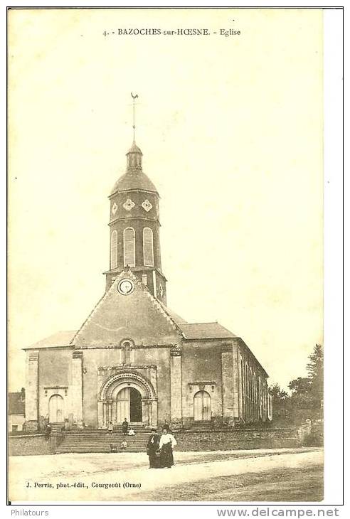 BAZOCHES-SUR-HOENE  -  Eglise - Bazoches Sur Höne