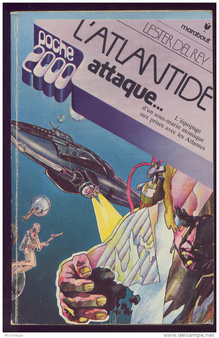 Lester Delrey : L'Atlantide Attaque... - Marabout SF