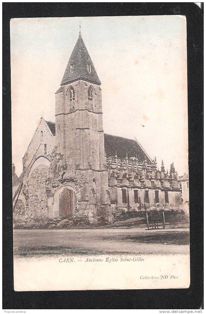 CPA 14 CALVADOS CAEN  Ancienne église Saint-Gilles COLLECTION ND PHOT - Caen