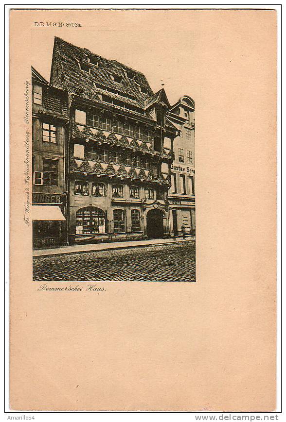 RAR Braunschweig - Demmer'sches Haus Um 1900 - Braunschweig