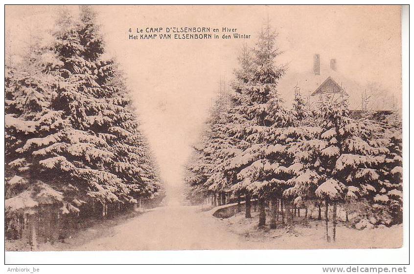 Le Camp D'Elsenborn En Hiver - Elsenborn (camp)