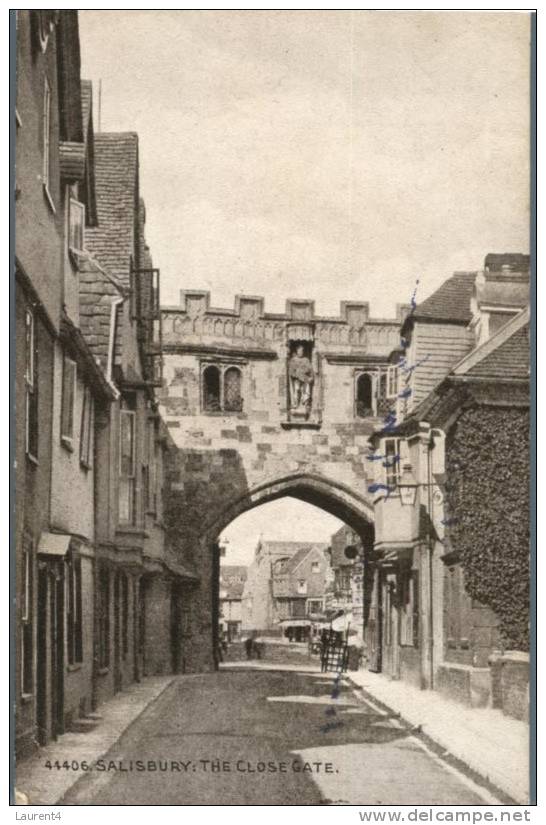 (2) - 1 Old UK Postcard - 1 Carte Ancienne De Grande Bretagne - Salisbury City - Salisbury