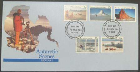 Australian Antarctic Territory 1984 Scenes Series 1 FDC Mawson - FDC