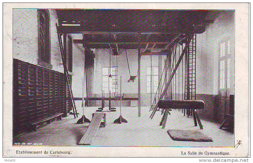 ETABLISSEMENT DE CARLSBOURG .  LA SALLE DE GYMNASTIQUE. - Paliseul