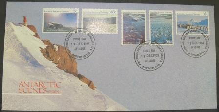 Australian Antarctic Territory 1985 Scenes Series 11 FDC Davis - FDC