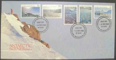 Australian Antarctic Territory 1985 Scenes Series 11 FDC Mawson - FDC