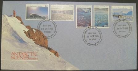 Australian Antarctic Territory 1985 Scenes Series 11 FDC Casey - FDC