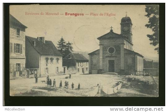 38 BRANGUES / Place De L'Eglise / - Brangues