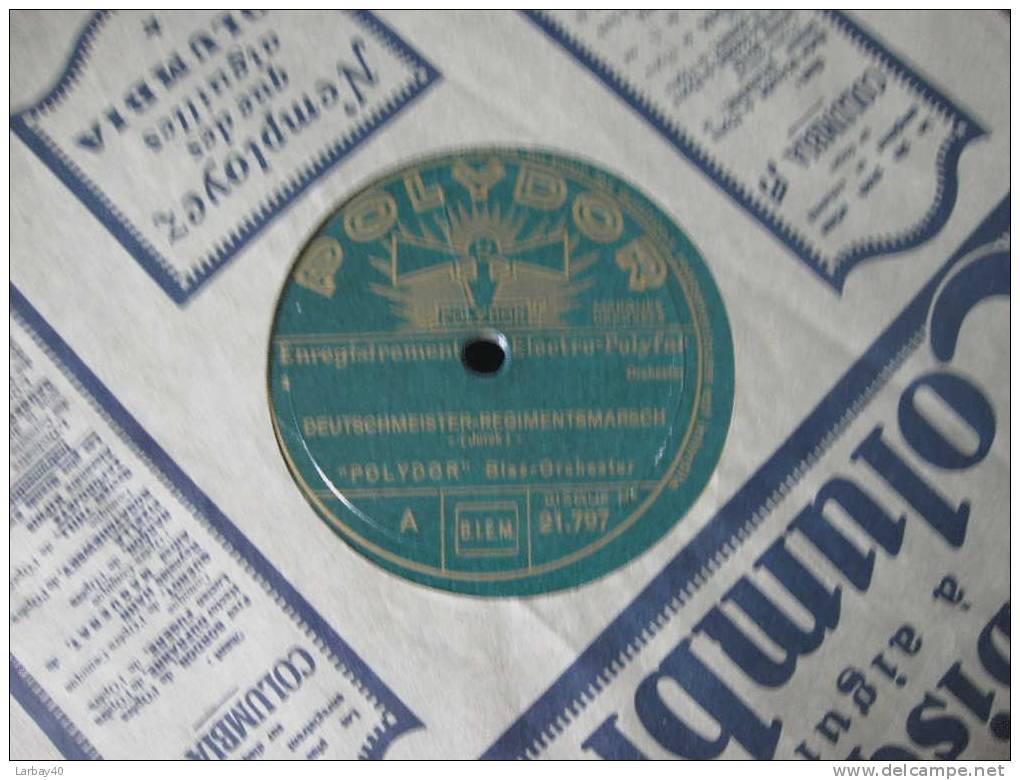 78 Tours Deutschmeister Regimentsmarsch - Wien Bleibt Wien - 78 Rpm - Schellackplatten