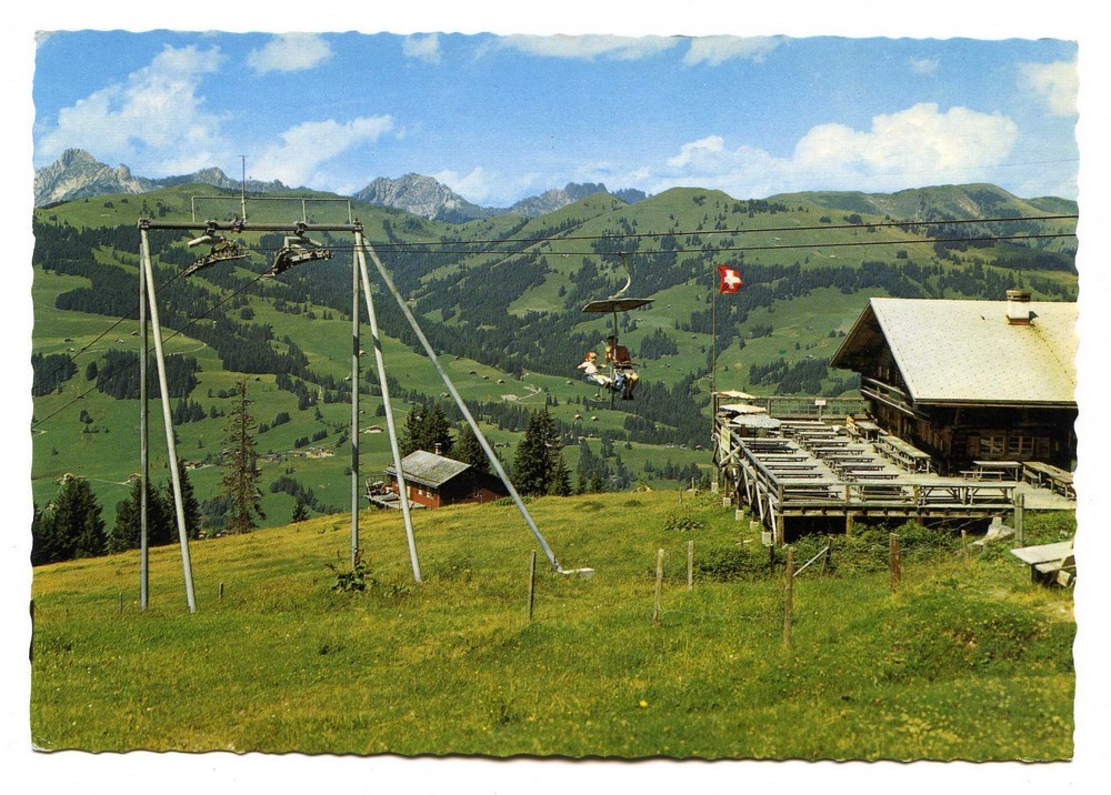 Sesselbahn Schönried-Horneggli Und Berghaus Horneggli - Egg