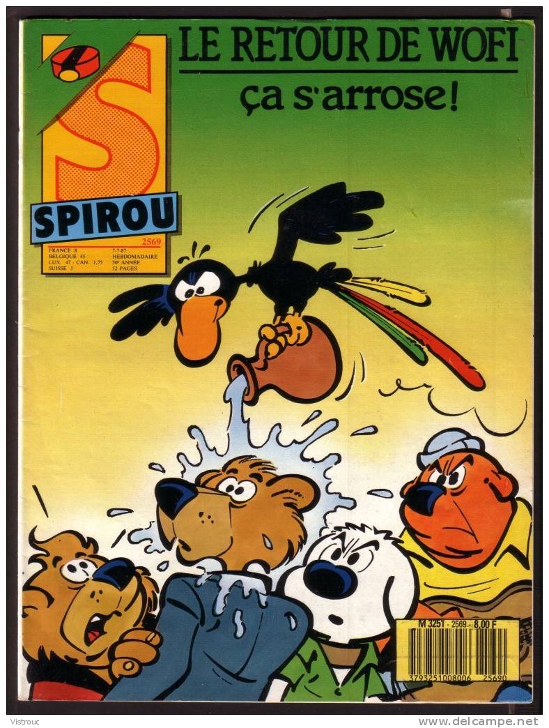 SPIROU N° 2569 - Année 1987 - Couverture "WOFI" De Blesteau. - Spirou Magazine