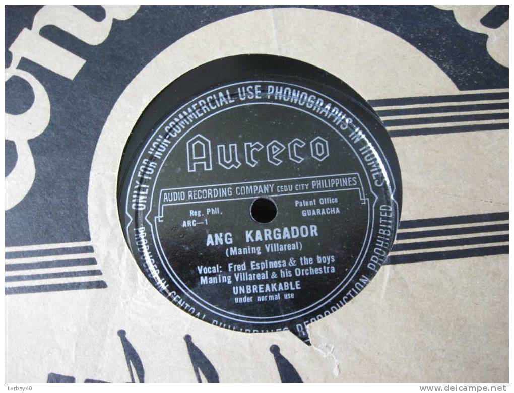 78 Tours Ang Kargador Villareal - Imo Ako - Aureco - 78 Rpm - Schellackplatten