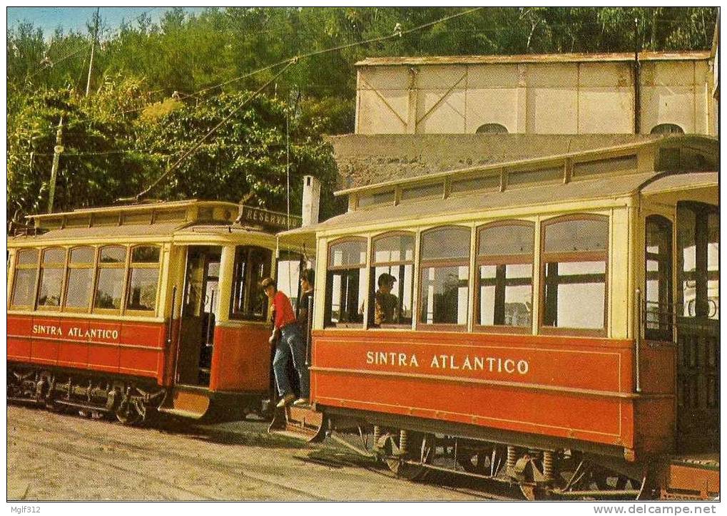 TRAMWAY PORTUGAL : SINTRA ATLANTICO - PRAIA DAS MACAS Lot De 3 Cartes - Tramways