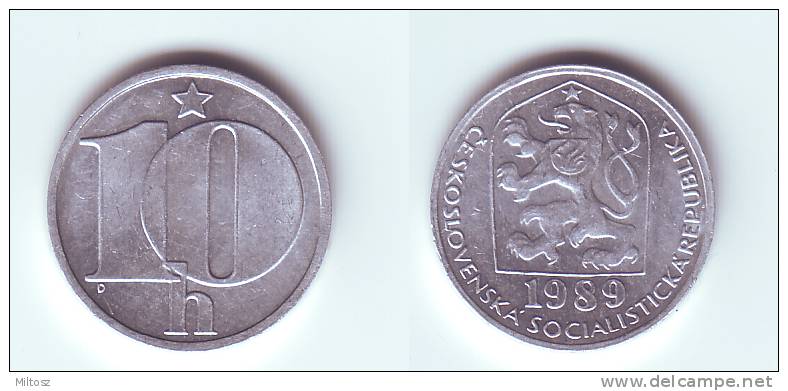 Czechoslovakia 10 Haleru 1989 - Czechoslovakia