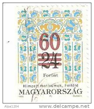 TIMBRE HONGRIE - "60 + 24 FORINT " 1996 OBLITERE - Usati