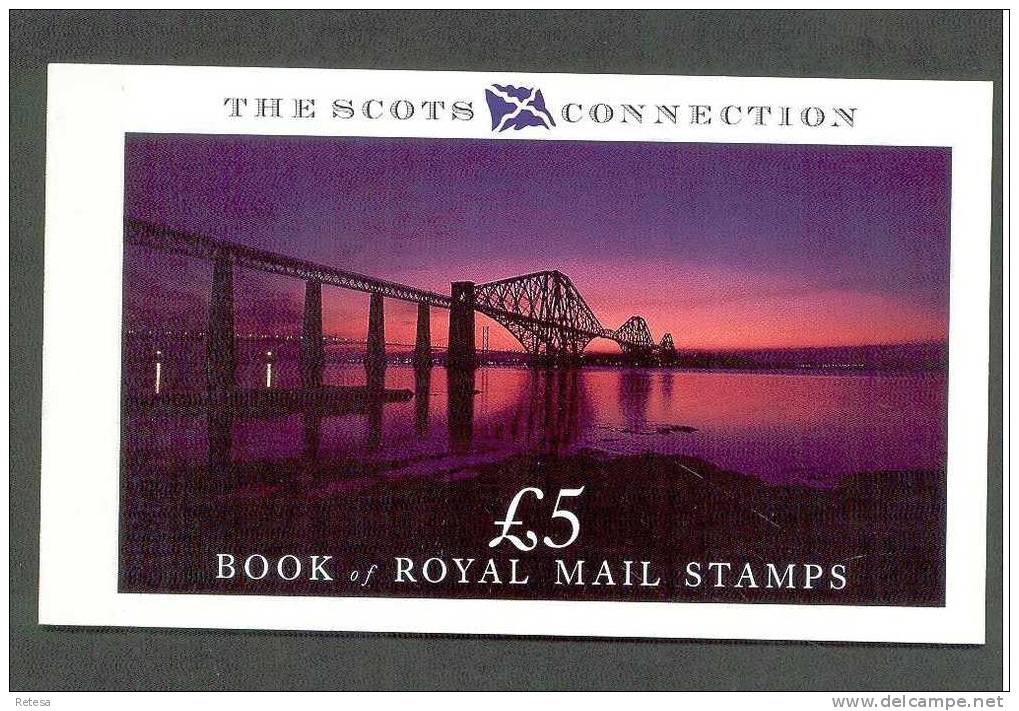 GREAT BRITAIN  C1346a  CARNET DE PRESTIGE 1989 ** THE SCOTS CONNECTION - Booklets