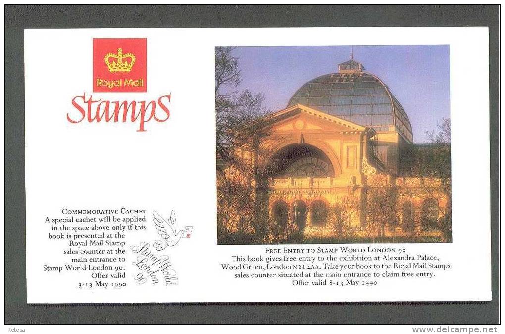 GREAT BRITAIN  C1459a  CARNET DE PRESTIGE 1990 ** THE LONDON LIVE - Booklets