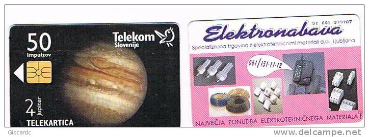 SLOVENIA (SLOVENIJA)  - TELEKOM SLOVENIJE  -  SERIE PIANETI:  GIOVE     50 IMP. - USATA (USED)° -  RIF. 3116 - Astronomy