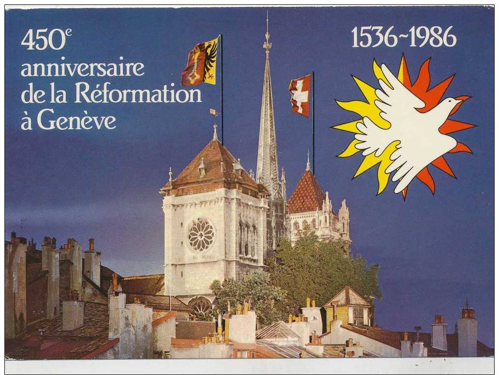 Cp , SUISSE , GENÈVE , La Cathédrale Saint-Pierre - Sonstige & Ohne Zuordnung