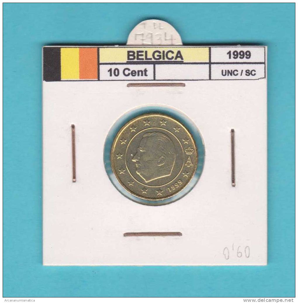 BELGICA  10 Cents  1.999   SC/UNC     DL-7934 - Belgio