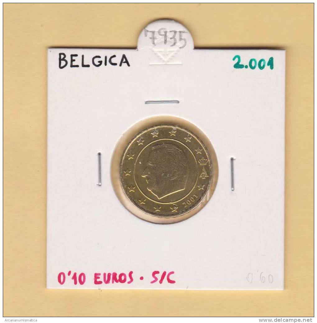 BELGICA  10 Cents  2.001   SC/UNC     DL-7935 - Belgium