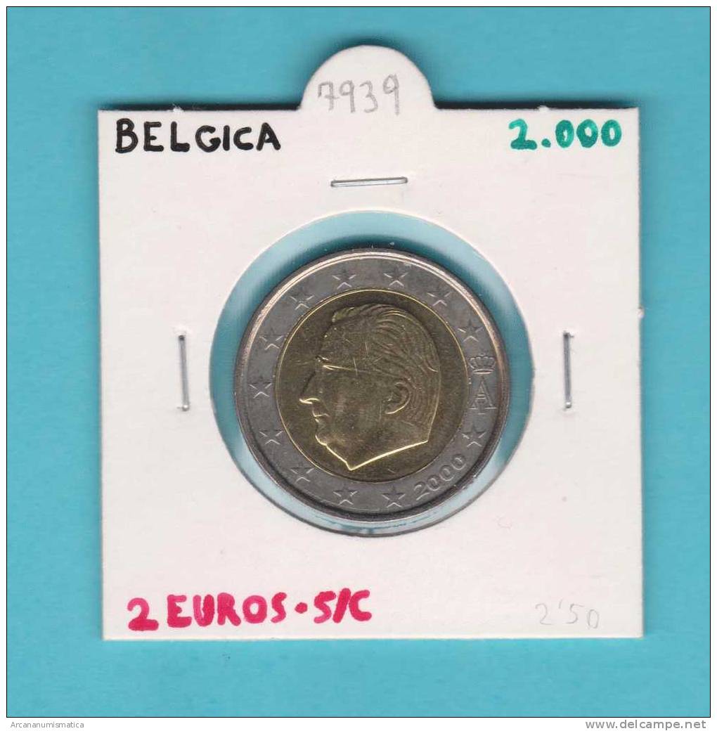 BELGICA  2 €UROS   2.000       SC/UNC     DL-7939 - Belgique