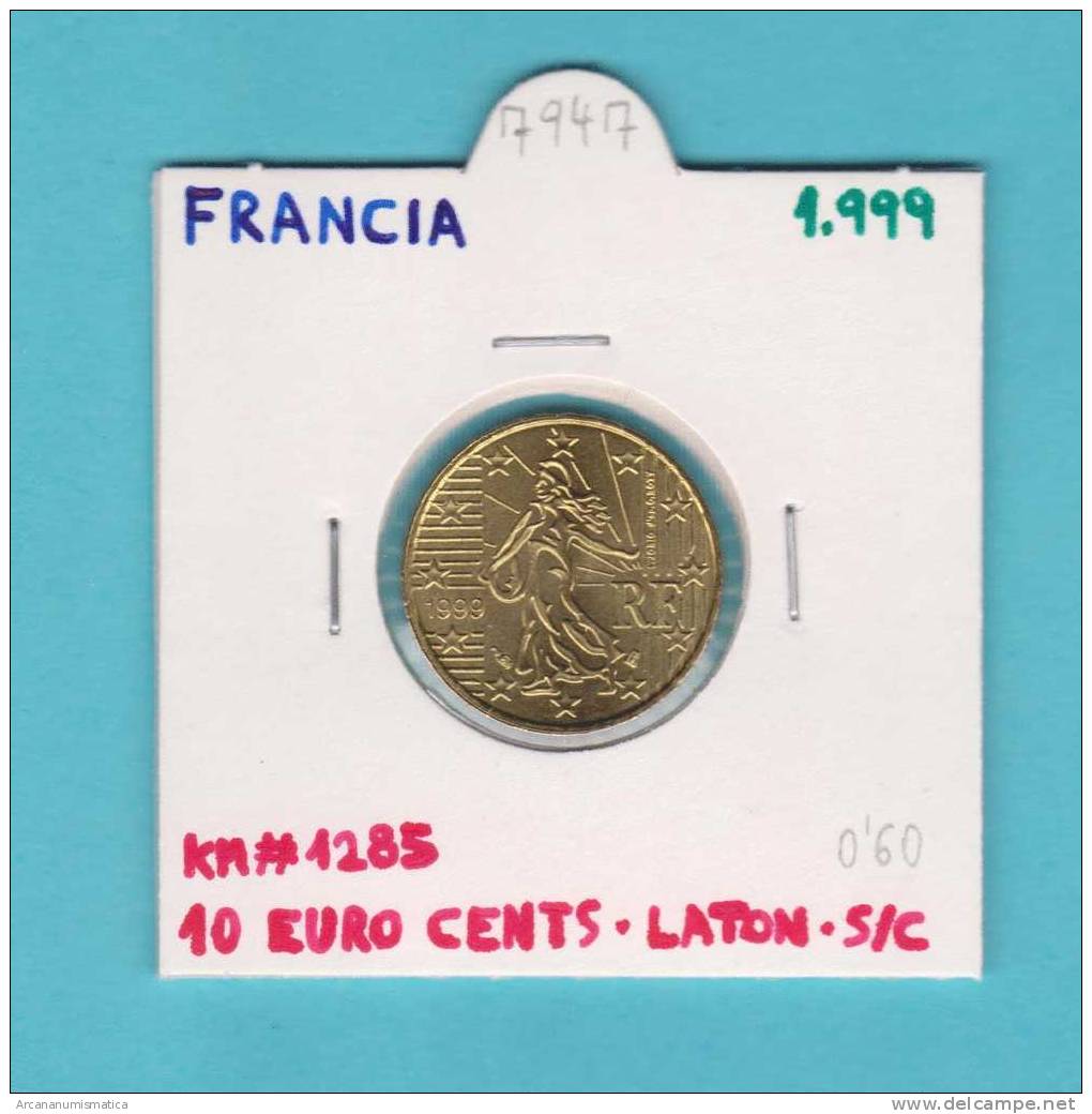 FRANCIA   10   EURO CENTS   1.999  KM#1285       SC/UNC     DL-7947 - Frankrijk