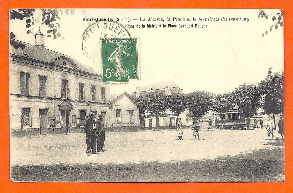 PETIT QUEVILLY -  La Mairie , Place Et Terminus Du Tramway - Le Petit-Quevilly