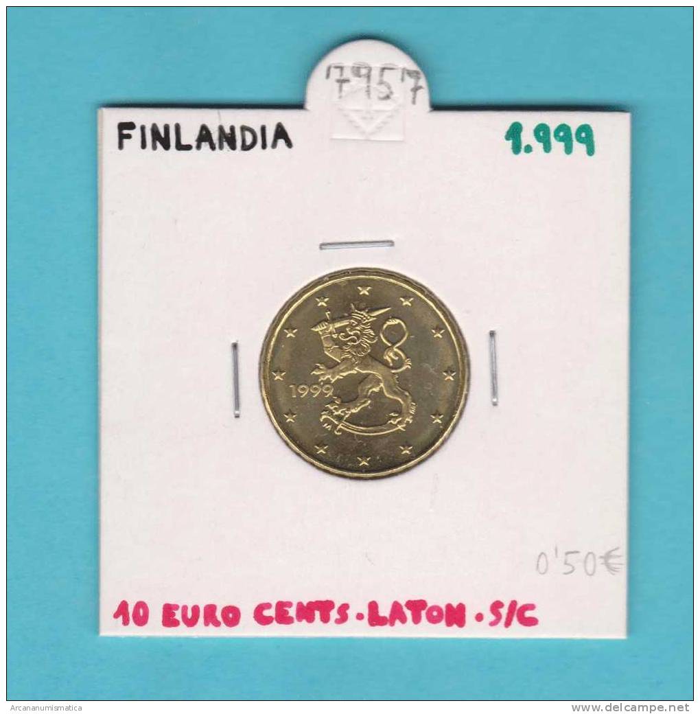 FINLANDIA   10  EURO  CENTS   1.999     SC/UNC     DL-7957 - Finland