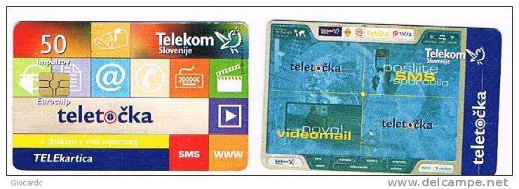 SLOVENIA (SLOVENIJA) - TELEKOM SLOVENIJE - TELETOCKA      50 IMP. -  USATA (USED)°  -  RIF. 3135 - Slovénie