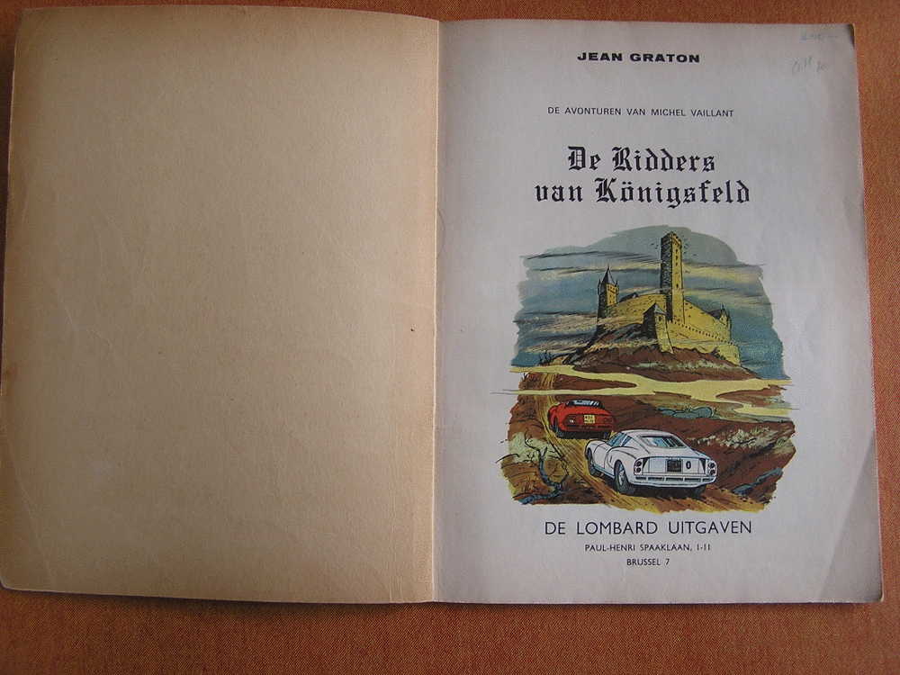 MICHEL VAILLANT  DE RIDDERS VAN KONIGSFELD 1967  Originele Uitgave Eerste éditie - Michel Vaillant