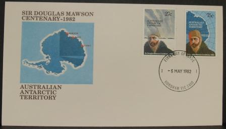 Australian Antarctic Territory 1982 Mawson Centenary FDC - FDC