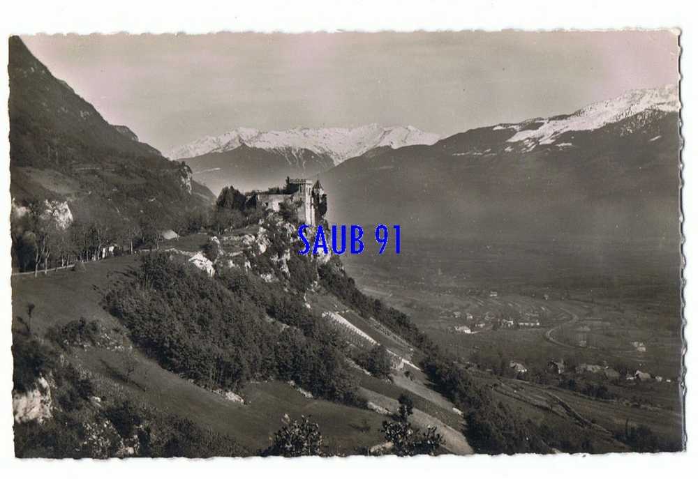 Saint-pierre D'Albigny- Château De Miolans Et Le Mont-Blanc-  Blanc, N°375--   Non Circulé   - Réf:8193 - Saint Pierre D'Albigny