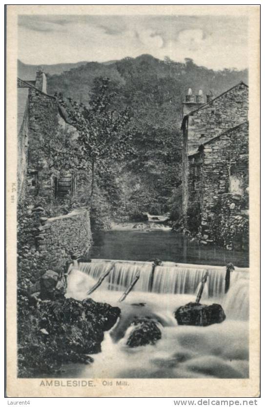 (17) - Very Old UK Postcard - Carte Postale Ancienne De Grande Bretagne Cumbria - Ambleside - Ambleside