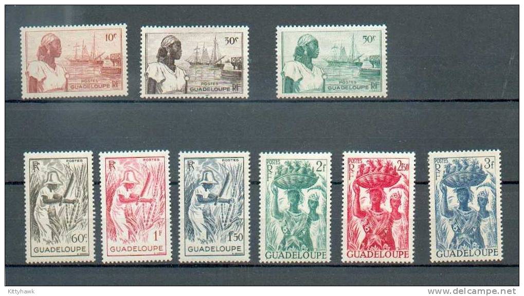 GUAD 216 - YT 197 à 213 * - Unused Stamps