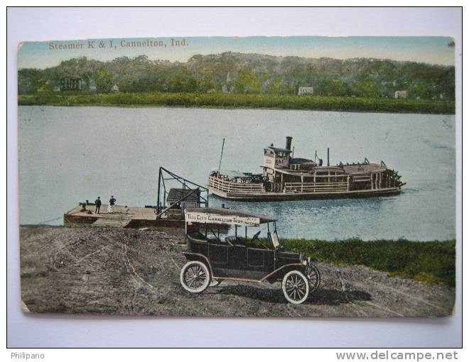 Cannelton In    Steamer K & I   Circa 1907 - Altri & Non Classificati