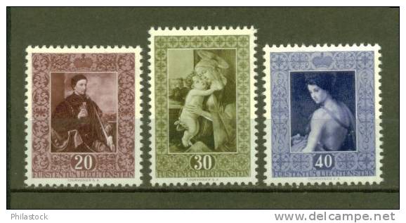 LIECHTENSTEIN N° 268 à 270 ** - Unused Stamps