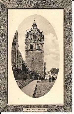 SA021/ Zerbst, Bartholomäiturm (Kirche) 1914 - Zerbst