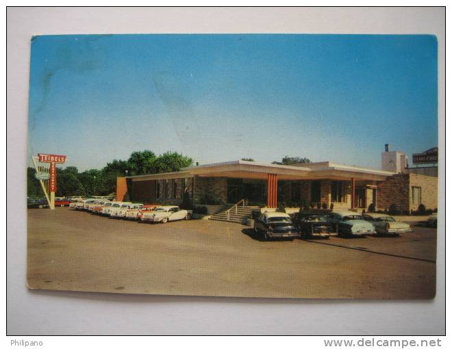 Teibels Family Restaurant    Near Dyer In    Early Chrome - Other & Unclassified