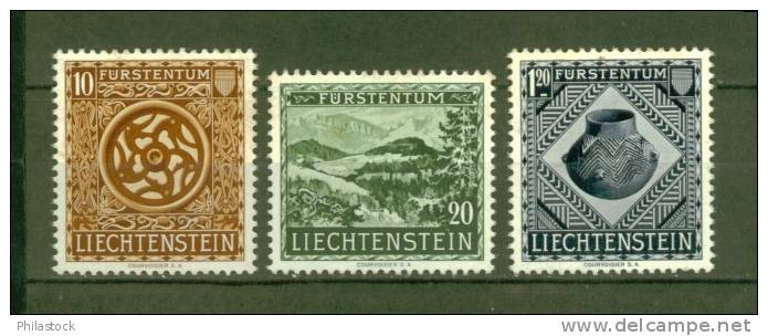 LIECHTENSTEIN N° 281 à 283 ** - Neufs