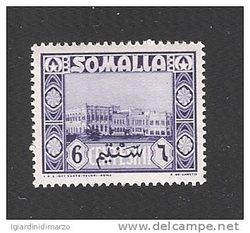 SOMALIA A.F.I.S. - 1950: Valore Da 6 C. Della Serie Pittorica - Nuovo S.T.L. - In Ottime Condizioni. - Somalia (AFIS)