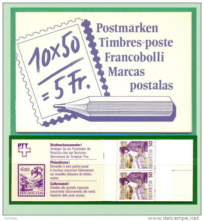SVIZZERA - Ordinaria Servizi Postali: Il Portalettere - Libretto - Unused Stamps