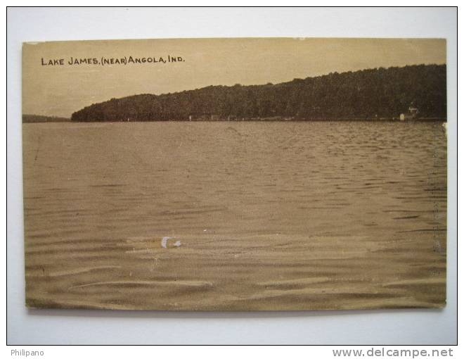 Lake James  Near Angola In    Circa 1907 - Andere & Zonder Classificatie